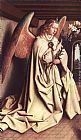 The Ghent Altarpiece  Angel of the Annunciation by Jan van Eyck